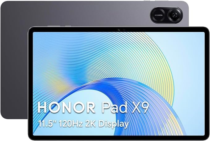 Honor Pad X9 11.5 Inches Space Gray 4GB RAM 128GB Wi - Fi TFT LCD (IPS) 7250 mAh with Flip Cover - Middle East Version