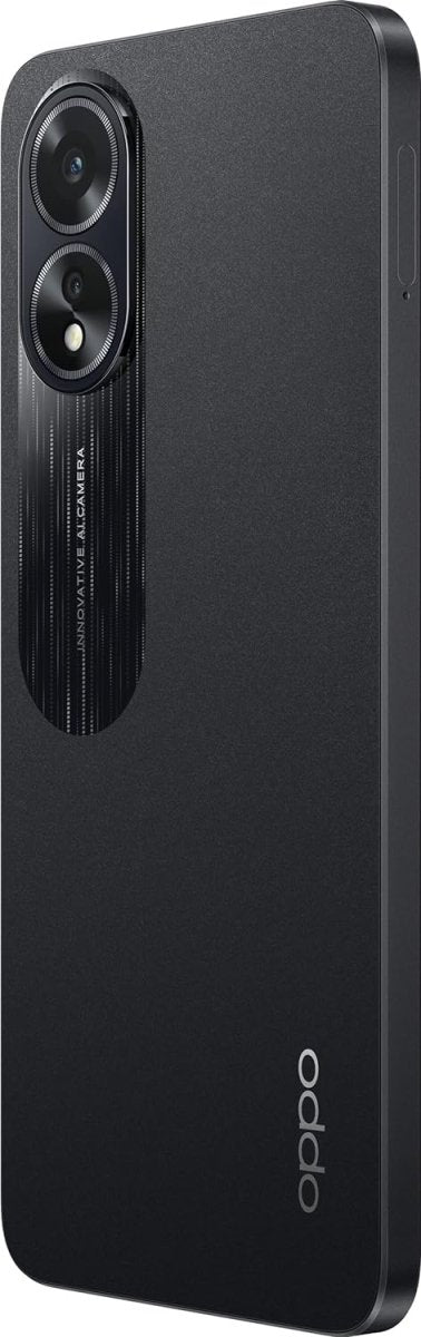 OPPO A38 Android Smartphone, Dual SIM Mobile Phone, 4GB RAM, 128GB Storage, Black Global Version