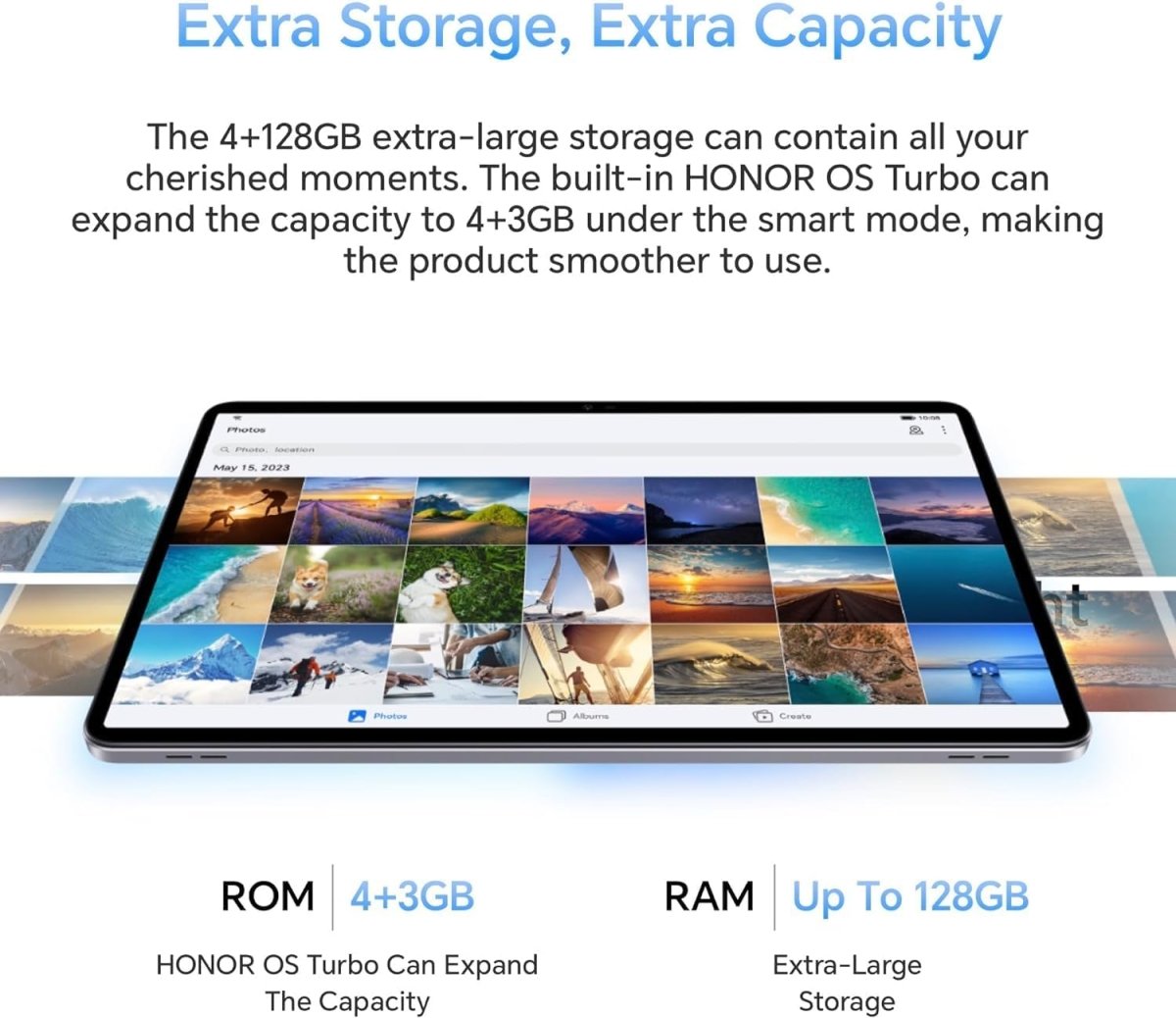 Honor Pad X9 11.5 Inches Space Gray 4GB RAM 128GB Wi - Fi TFT LCD (IPS) 7250 mAh with Flip Cover - Middle East Version