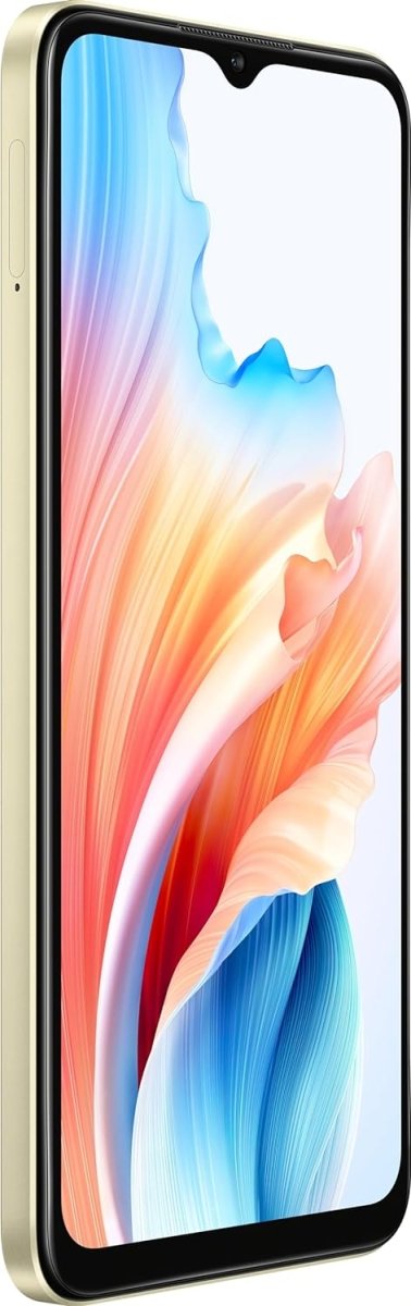 OPPO A38 Android Smartphone, Dual SIM Mobile Phone, 4GB RAM, 128GB Storage, Glowing Gold (Global Version)