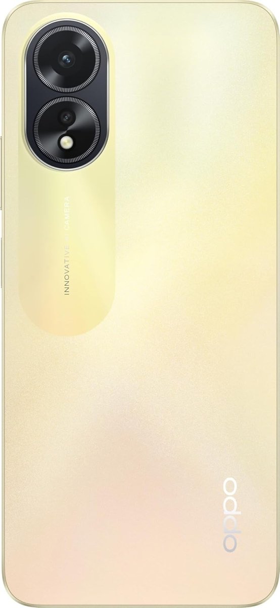 OPPO A38 Android Smartphone, Dual SIM Mobile Phone, 4GB RAM, 128GB Storage, Glowing Gold (Global Version)