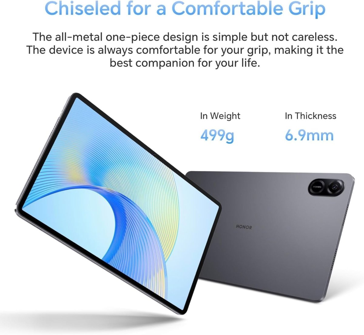 Honor Pad X9 11.5 Inches Space Gray 4GB RAM 128GB Wi - Fi TFT LCD (IPS) 7250 mAh with Flip Cover - Middle East Version