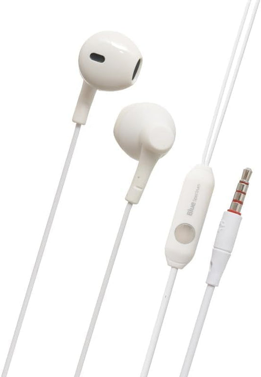 Blue Spectrum D - 46 In - Ear Headphones with Built - in Microphone - White EGJ - 291