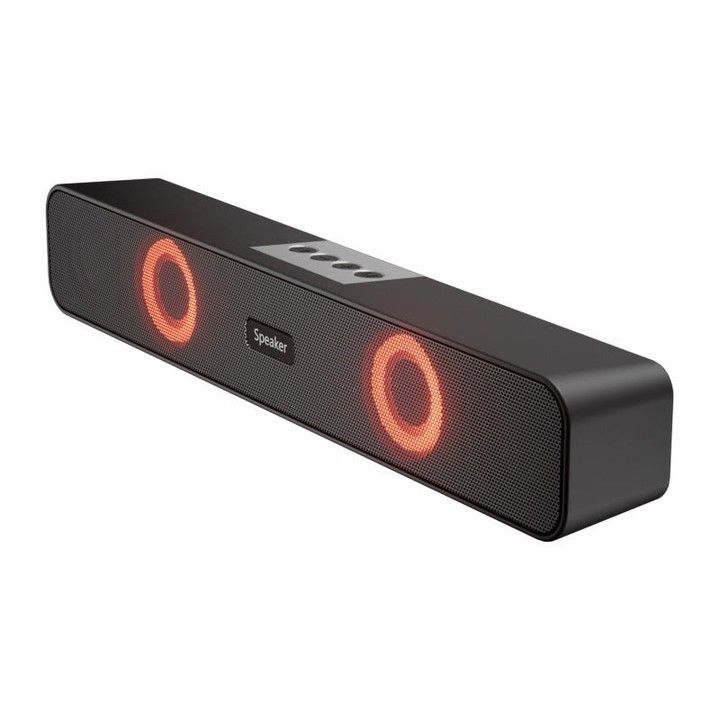 Speaker E92 Bluetooth Speakers for Desktop with 5W Stereo Sound, Headphone Jack, USB Computer Sound Bar , PC, Laptop, Tablets