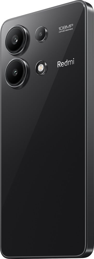 Xiaomi Redmi Note 13 Dual SIM Smartphone with 8GB RAM | 128GB ROM, 6.67 - Inch Display, (4G) - (Midnight Black)