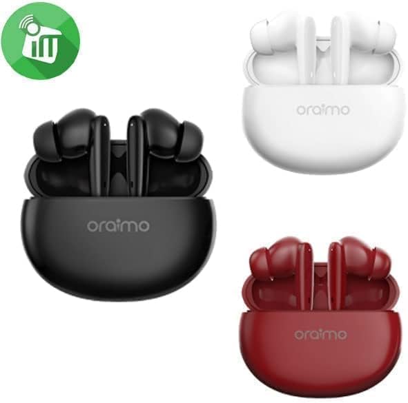 Oraimo Riff Smaller for Comfort True Wireless Earbuds, White + 12 Months Local Warranty, acceessories, سوق ستور Souq Store