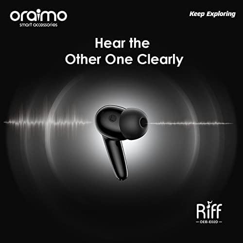 Oraimo Riff Smaller for Comfort True Wireless Earbuds, Black + 12 Months Local Warranty, acceessories, سوق ستور Souq Store