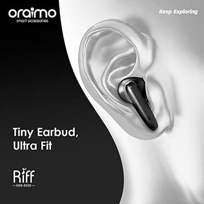 Oraimo Riff Smaller for Comfort True Wireless Earbuds, Black + 12 Months Local Warranty, acceessories, سوق ستور Souq Store