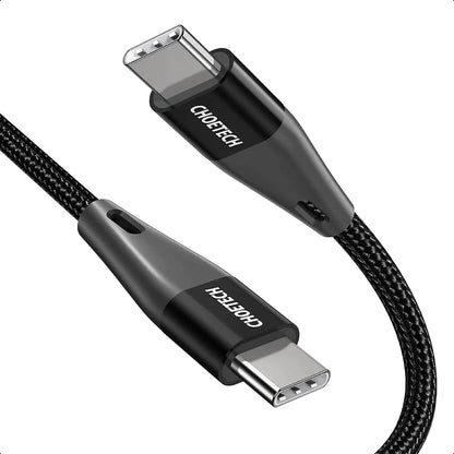 ChoeTech USB A to C Cable 1M, Black, Accessories, سوق ستور Souq Store