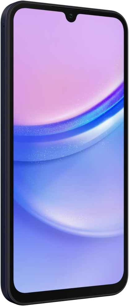 Samsung Galaxy A15 Dual SIM 6GB Ram+128GB ROM (6.5 Inches) (4G LTE) - (Black Blue )