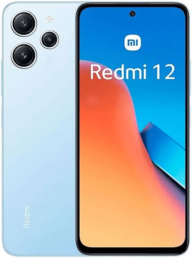 Redmi 12 Hybrid Dual SIM 8GB Ram+256GB ROM (6.79 Inches) (4G LTE) - (Sky Blue)