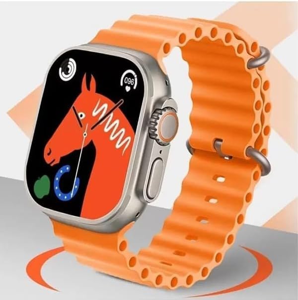 Ultra Series Smart Watch T800, Compatible for Apple & Android - Bluetooth Call, Fitness Tracker, Voice Assistance, HD Display