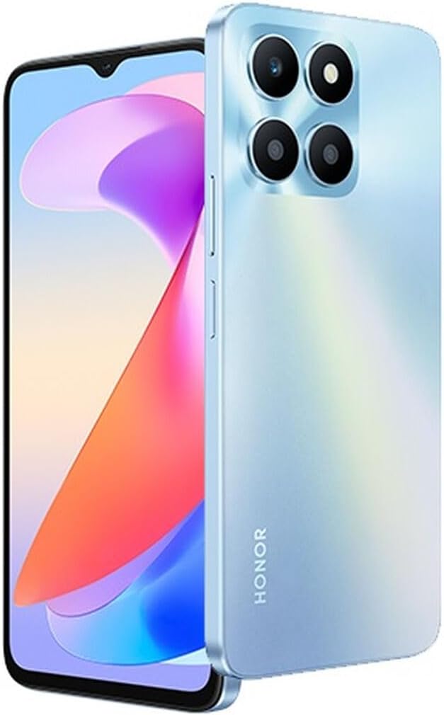 Honor X6a Dual - SIM 128GB ROM + 4GB RAM, 4G Smart Phone (Cyan Lake) - International Version