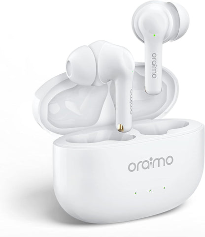 Oraimo FreePods 3C ENC Calling Noise Cancellation, powerful bass 4 mics, True Wireless Earbuds IPX5 - Water Resistant,