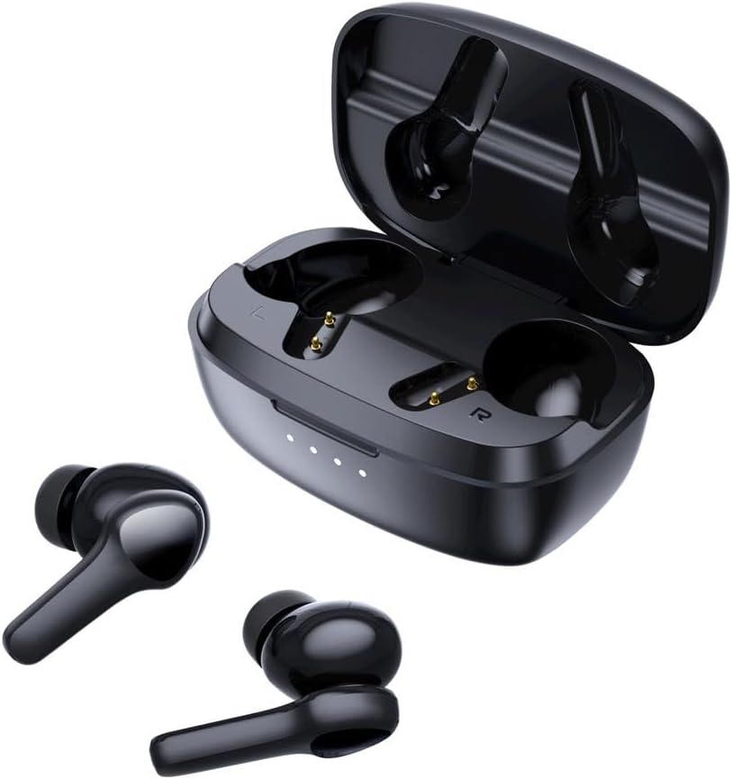 CHOETECH true wireless earbuds, big bass 4 mics, noise reduction, ipx8 waterproof, touch control, bluetooth 5.2, سوق ستور