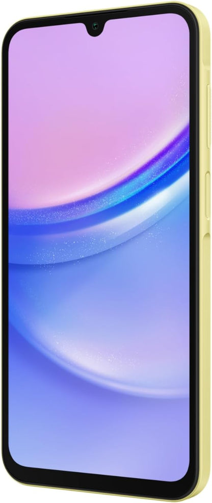 Samsung Galaxy A15 Dual SIM 4GB Ram+128GB ROM (6.5 Inches) (4G LTE) - ( Yellow )