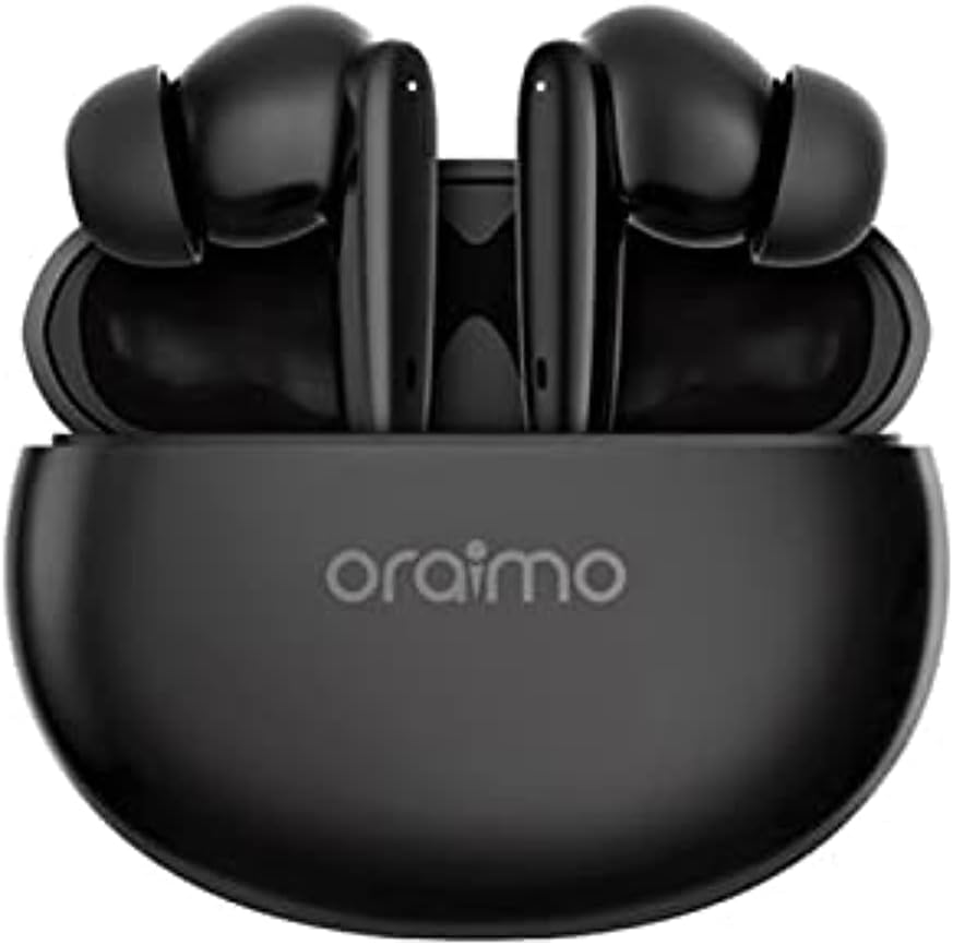 Oraimo Riff Smaller for Comfort True Wireless Earbuds, Black + 12 Months Local Warranty, acceessories, سوق ستور Souq Store