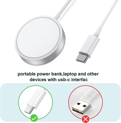 Apple MagSafe Power Supply - 15W - �MFI Certifiedã - Apple Magnetic to USB - C Charging Cable (1M) for iPhone