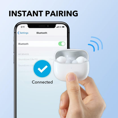Soundcore by anker life p2i true wireless earbuds, ai - enhanced calls, 28h playtime with fast charging, bluetooth 5.2.
