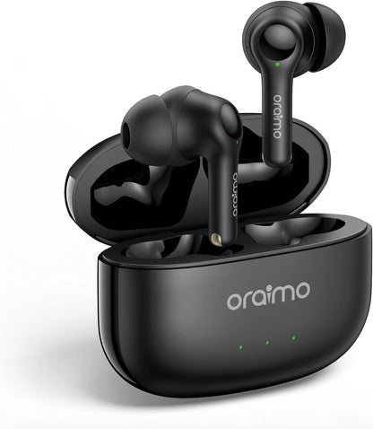 Oraimo FreePods 3C ENC Calling Noise Cancellation, powerful bass 4 mics, True Wireless Earbuds IPX5 - Water Resistant,