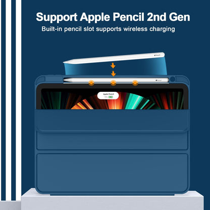 Case for New iPad Pro 12.9 Inch Case 2022/2021/2020(6th/5th/4th Gen) with Pencil Holder,Smart iPad Case [Support Touch ID and Auto Wake/Sleep] with Auto 2nd Gen Pencil Charging (Wine) - سوق ستور Souq Store