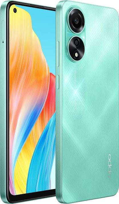 OPPO A78 Dual SIM 8GB RAM+256GB ROM (6.4 Inches) (4G) - (Aqua Green) (GLOBAL VERSION)