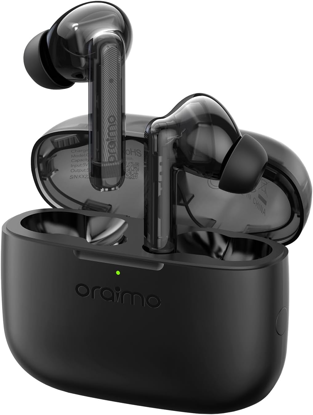 Oraimo FreePods Lite True Wireless Earbuds, APP Control, Play Time, Fast Charging,in - Earbuds with Stereo Bass,Nebula Blue