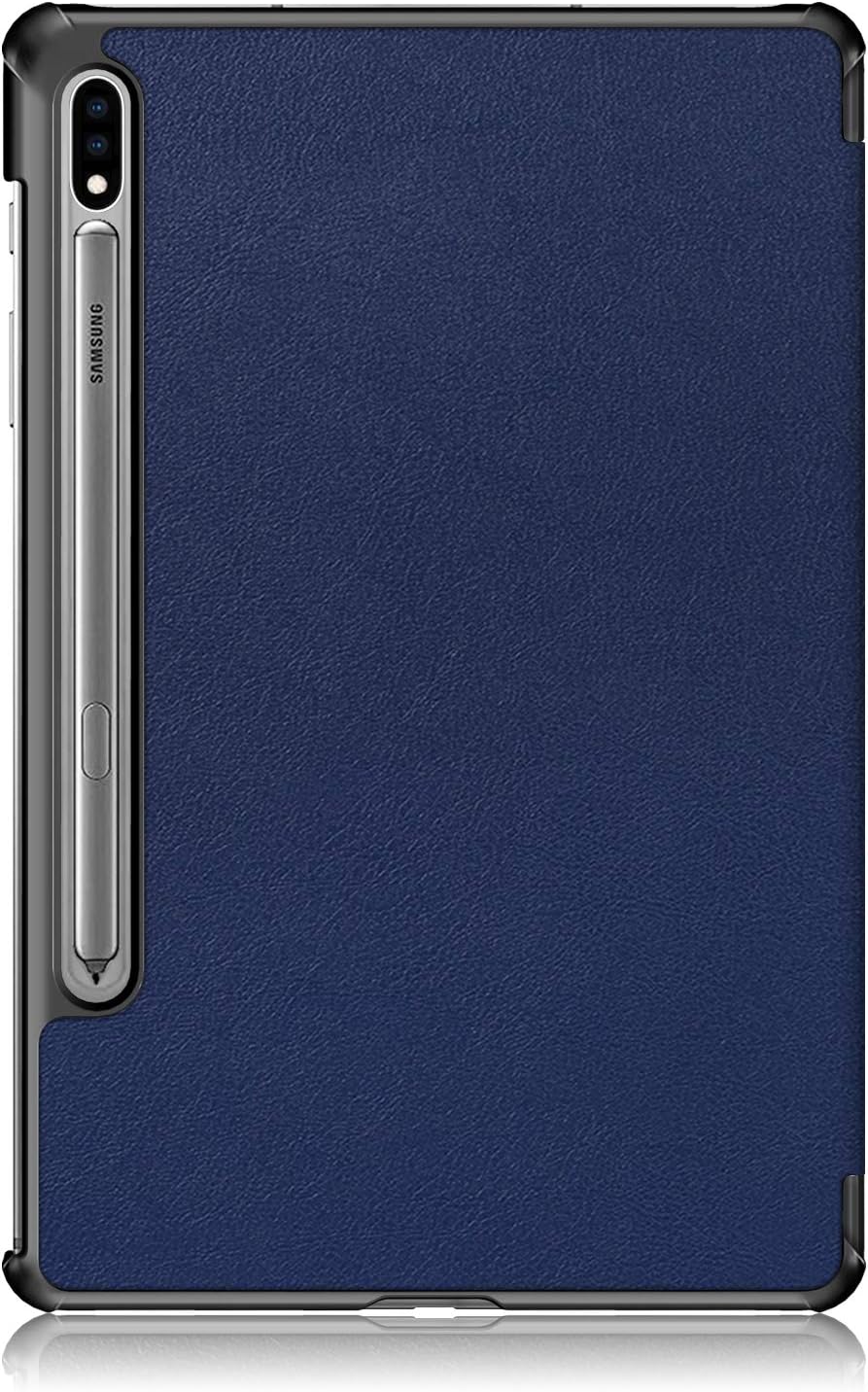 Cover for Galaxy Tab S8 Plus 2022/ Tab S7 FE 2021/ Tab S7 Plus 2020 12.4 inch Case, Protective Slim Case Folio Hard Back Smart Cover for 12.4” Galaxy Tab S8+ / S7 FE / S7+ - Navy