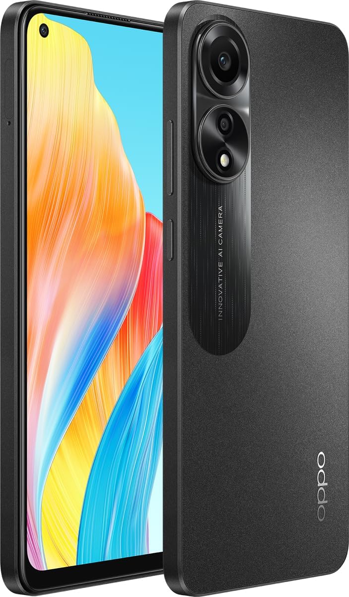 OPPO A78 Dual SIM 8GB RAM+128GB ROM (6.4 Inches) (4G) - (Mist Black) (GLOBAL VERSION)