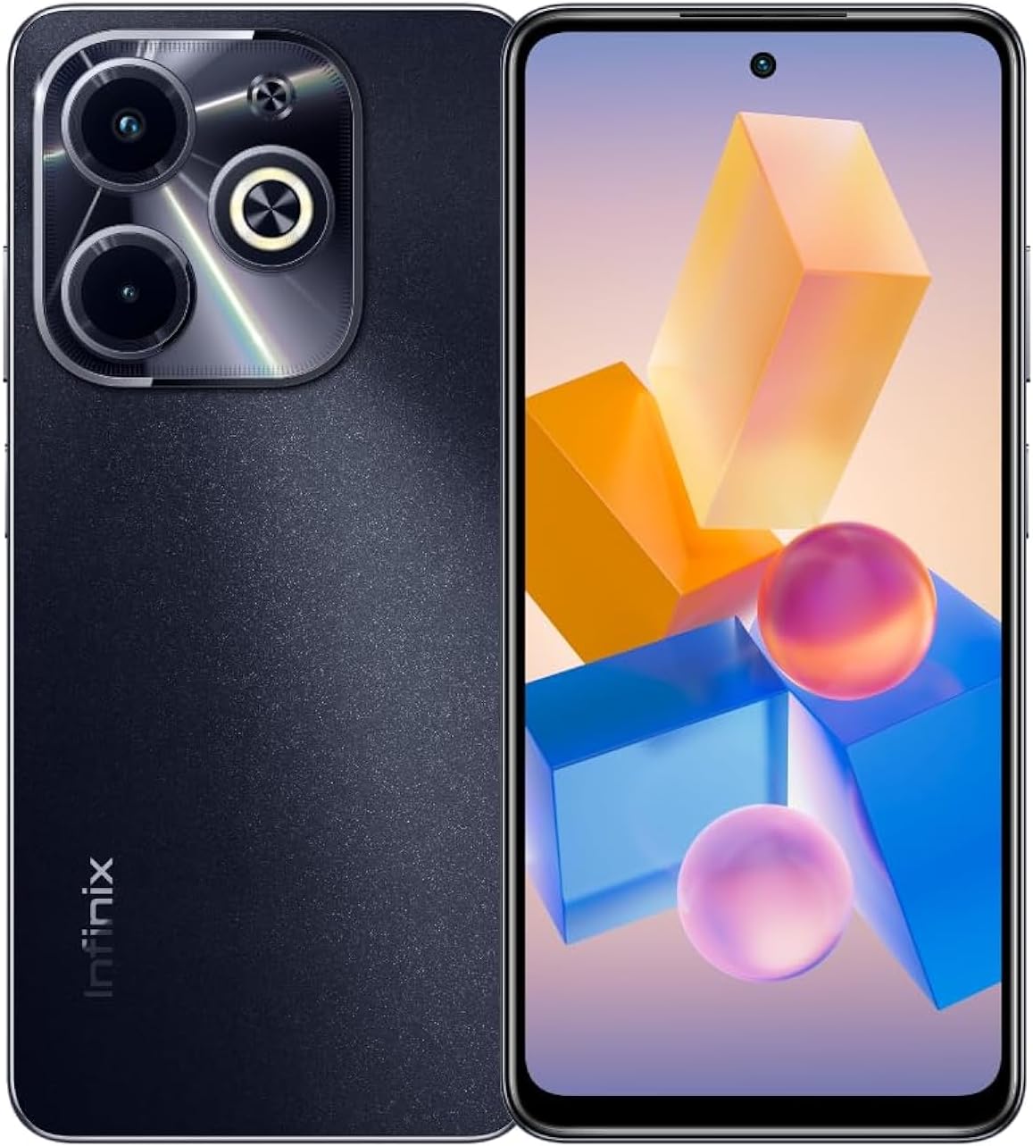 Infinix Hot 40i (RAM: 4+4GB, ROM: 128GB), 6.6" HD+ Display, 50MP Dual AI Rear Camera, 32MP Crystal,18W Fast Charge Souq Store