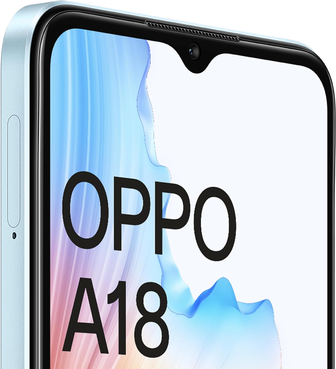 OPPO A18 Dual SIM 4GB RAM+128GB ROM (6.56 Inches) (4G LTE) - (Glowing Blue) Global Version