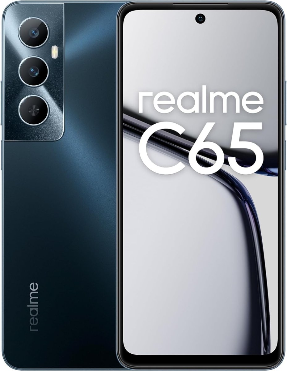 Realme c65 Smartphone 6+128 GB, 50MP AI Camera, 6.67 Inch Display 90Hz Refresh Rate, 45W Fast Charge, 5000mA Battery