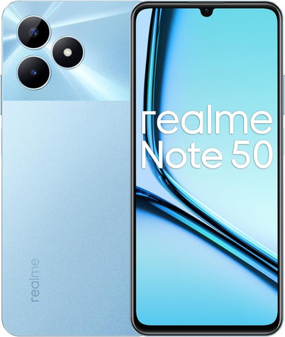 Realme Note 50 DUAL SIM 64GB ROM + 3GB RAM 4G/LTE Smartphone (Sky Blue) - International Version