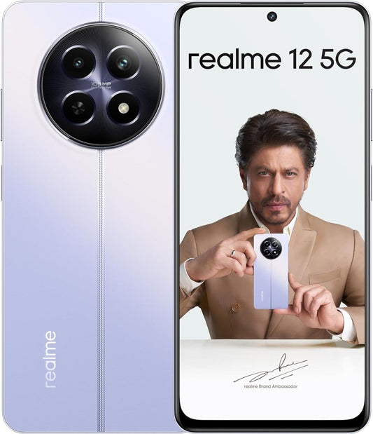 Realme 12 5G Dual - Sim 256GB + 8GB RAM (Twilight Purple) - Middle East Version