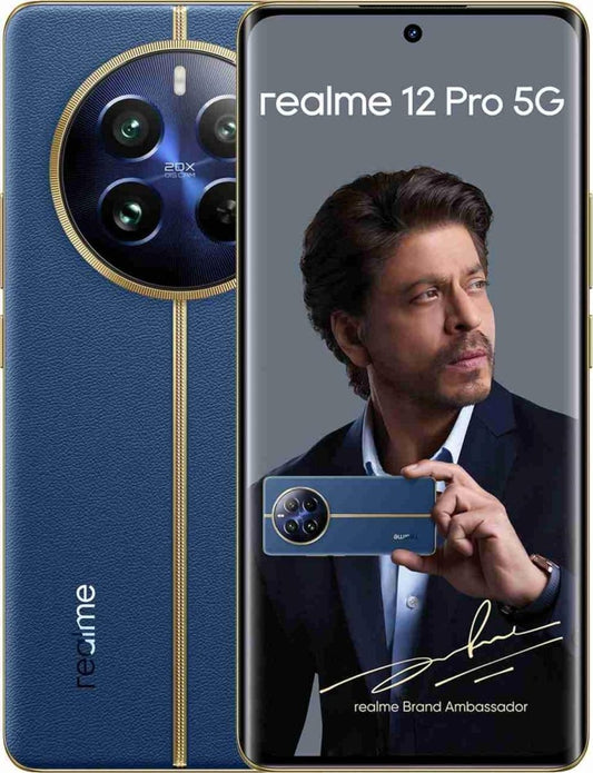 Realme 12 Pro 5G Submarine Blue, 12GB RAM, 512GB Storage, 50 MP Sony IMX882 OIS Camera, 32 MP 2X Flagship Telephoto Portrait