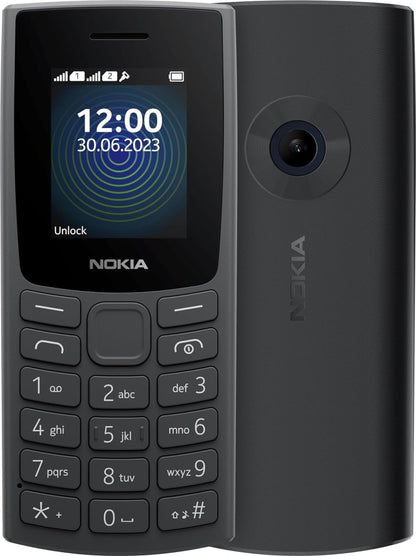 Nokia 110 TA-1567 Dual SIM, Feature Phone, 1.8 Inches - Black - Blue, Feature Phones, سوق ستور Souq Store