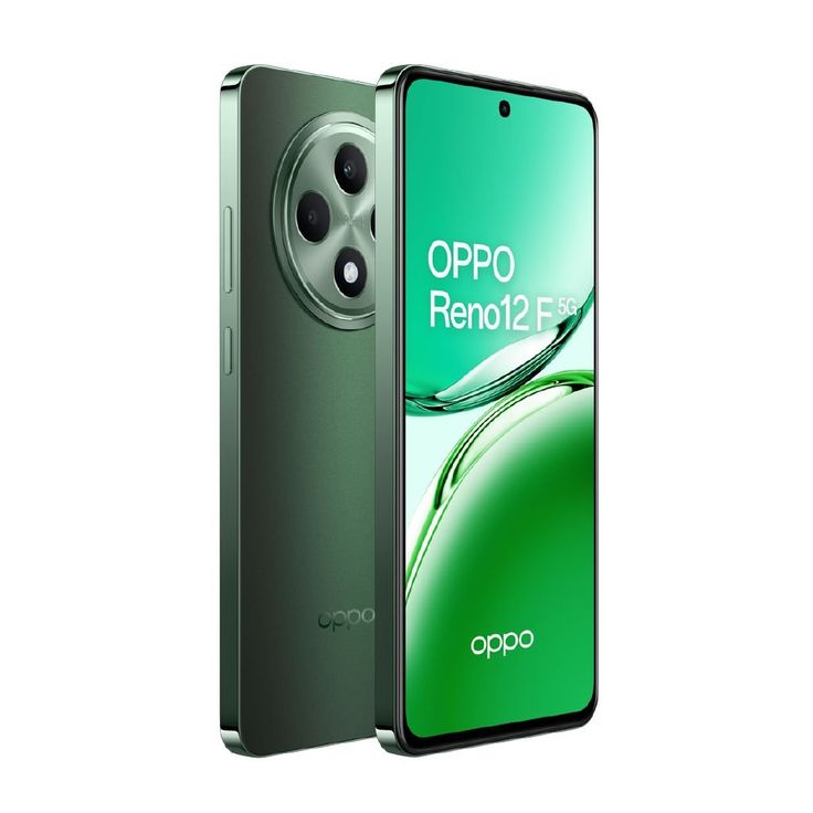 OPPO Reno 12F Dual SIM, 256 GB, 8 GB RAM, 4G - Green