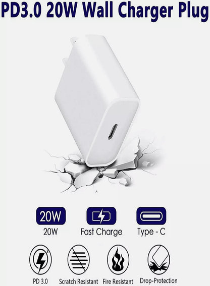 Apple USB Type-C 20W Power Adapter, Accessories, سوق ستور Souq Store