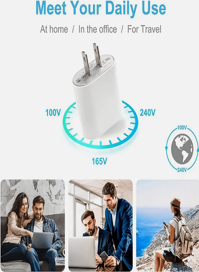 Apple 20W USB-C Power Adapter USB-C to lightning Cable Copy, Accessories, سوق ستور Souq Store