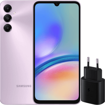 Galaxy A05s Dual SIM Black 4GB RAM 128GB 4G LTE - Middle East Version + ( Original Samsung Adapter )