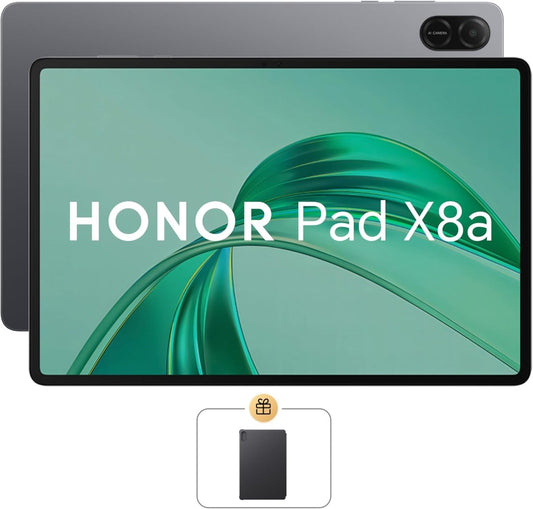 HONOR Pad X8a 4GB RAM 128GB ROM 11 Inch Tablet Wi - Fi with FREE Flip Cover, 8300mAh Battery, Slim Metal Design, Space Grey