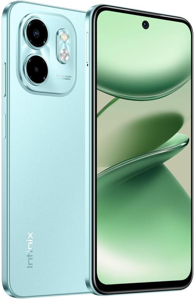 Infinix Smart 9 (RAM: 3+3GB, ROM: 64GB), 6.7" HD+ Display, 13MP Dual AI Rear Camera With Flashlight, 8MP Front Camera, 5000 mAh Battery, Dual Nano Sim, Type - C, Android 14 - Neo Titanium Color