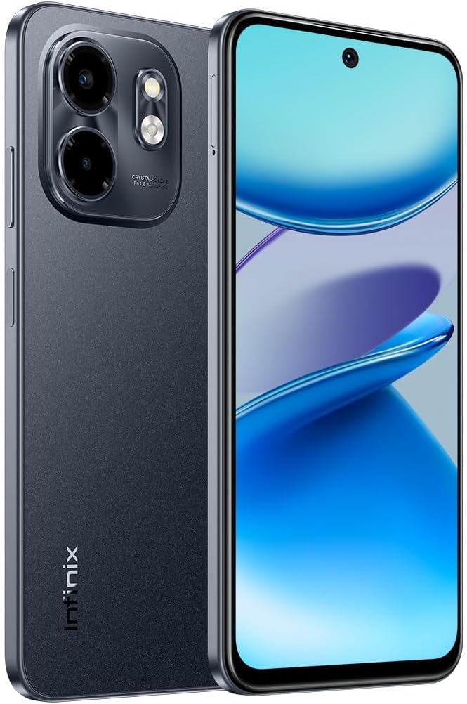 Infinix Smart 9 (RAM: 3+3GB, ROM: 64GB), 6.7" HD+ Display, 13MP Dual AI Rear Camera With Flashlight, 8MP Front Camera, 5000 mAh Battery, Dual Nano Sim, Type - C, Android 14 - Neo Titanium Color