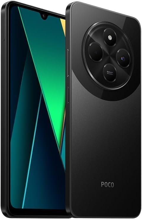 POCO C75 C3NP Immersive 6.88" display Massive 5160mAh (typ) battery Clear 50MP AI dual camera Powerful octa - core processor Up to 120Hz High refresh rate TÜV 6+128 (Gold)|1 year manufacturer warranty