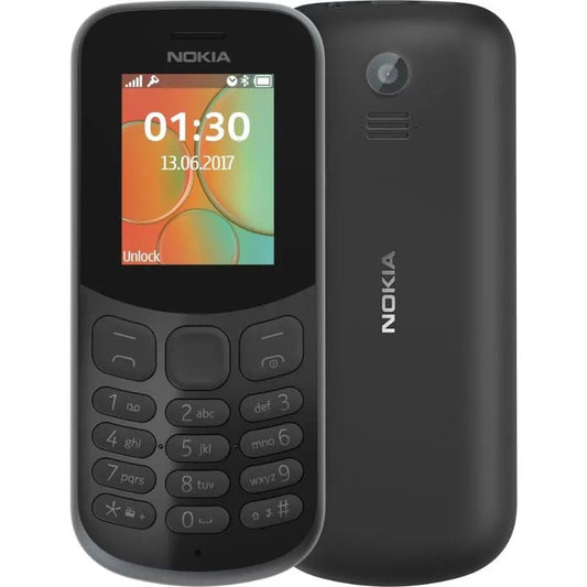 Nokia 130 Series 30 Dual SIM 8MB Ram+2GB ROM (1.8 Inches) (GSM) - (Black), سوق ستور Souq Store