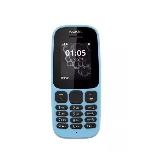 Nokia 105 2019 Dual SIM Mobile Phone, 2G - Black, Feature Phones, سوق ستور Souq Store