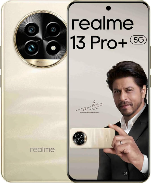 realme 13 Pro+ 5G (Monet Gold, 12GB RAM, 512GB) | Upto 24GB Dynamic RAM | Snapdragon 7s Gen2 Processor | 6.7" AMOLED Curved Display | 50MP+8MP+50MP | 32MP Front Cam | AI Ultra Clarity | 80W SUPERVOOC |