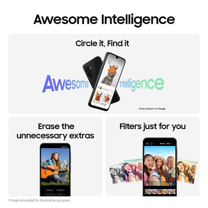 Samsung Galaxy A26 5G ( 8GB, 256GB) | Awesome Intelligence - AI Smartphone: Circle to Search, My Filter, Object Eraser | 50MP Triple Camera | IP67
